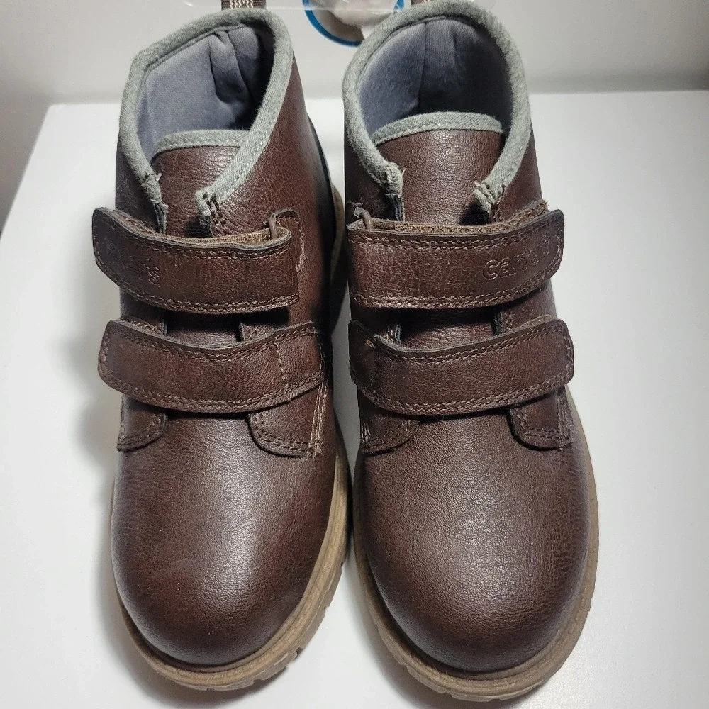 Carter's Toddler Boots Brown Leather Workwear Minimalist Size 1 Little‎ Boy